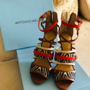 Antonio Melani  never worn shoe in the original box.